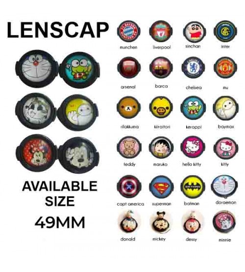 Lens Cap Karakter 2D 49MM